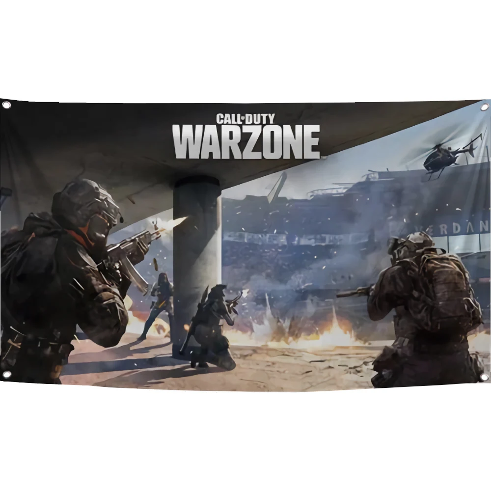 راية البوليستر المطبوعة الرقمية ، نسيج العلم ، نداء الواجب ، المناورات القد ، الستار ، 60x90 سنتيمتر ، 90x150 سم