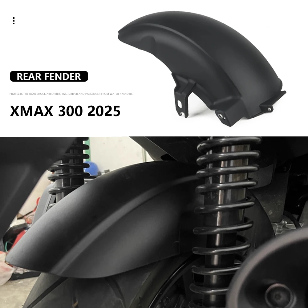 

Motorcycle Accessories Rear Fender Extender Rear Mudguard for YAMAHA X-MAX300 X-MAX 300 XMAX 300 XMAX300 2025 Splash Guard Cover