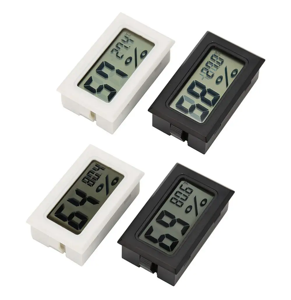 1PC Mini Digital LCD Indoor Convenient Temperature Sensor With 2 Batteries Humidity Thermometer Hygrometer Gauge Display Tool