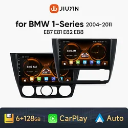 MG18 Android 13 Car Radio For BMW 1 Series E81 E82 E87 E88 AT 2004 - 2011 GPS DSP Carplay Multimedia Player Serero Auto 4G Wifi