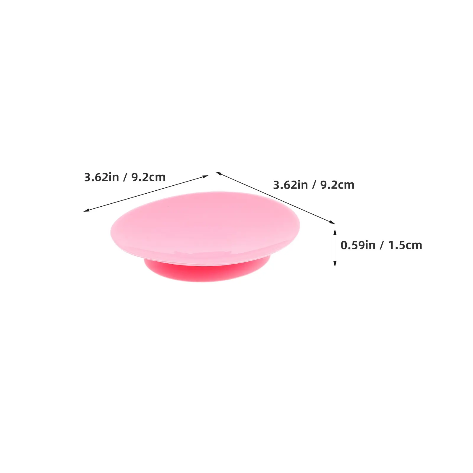 4Pcs Baby Food Bowl Fixer Non-Slip Silicone Double Sided Suction Sucker Pads Portable Utensil Rest Tableware Holder