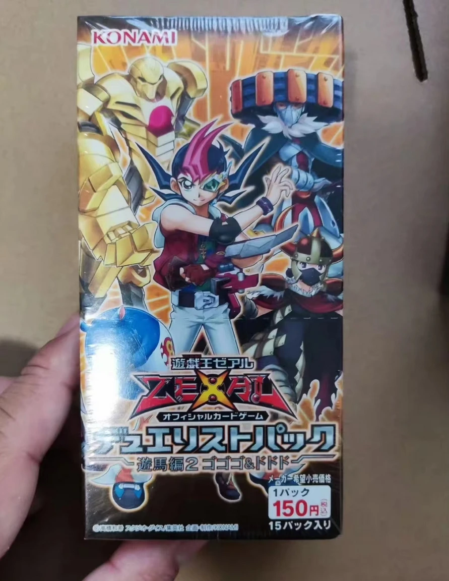 

Yugioh KONAMI Duel Duelist Pack Yuma 2 Gogogo & Dododo DP14 Japanese Collection Sealed Booster Box