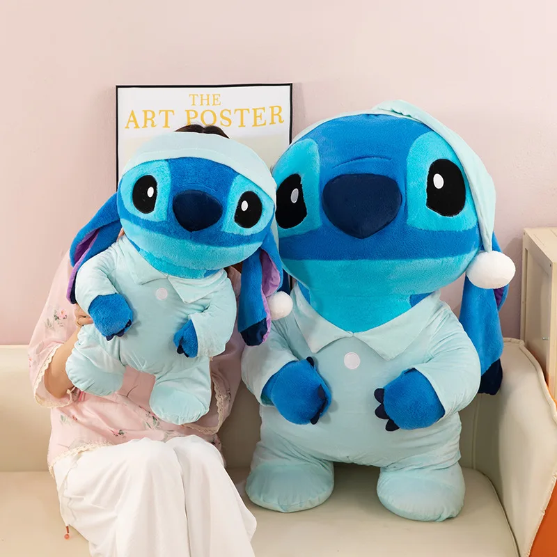 

30/90cm Disney Lilo & Stitch Plush Toy Kawaii Stuffed Doll Soft Pillow Summer Dream Series Gift For Kids Birthday Christmas