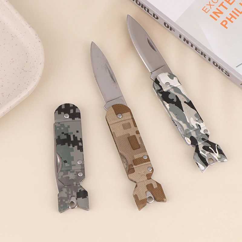 Stainless Steel Folding Knife Outdoor Camping Utensils Mini Pocket Knife Tactical Portable Knife Fruit Knife Folding Tools