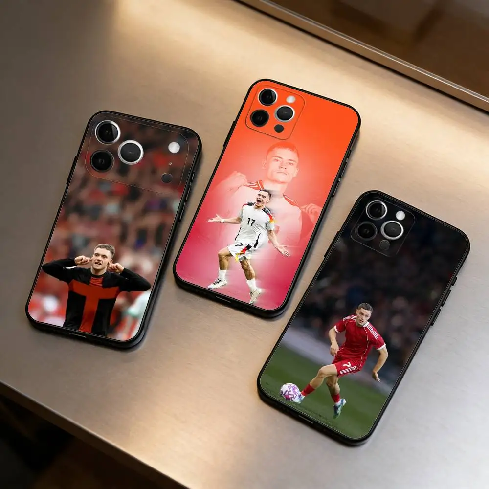 

F-Florian W-Wirtz Soft Silicone Black Cover,Phone Case For iPhone 17,16,15,14,13,12,11 Plus,Pro Max,XS