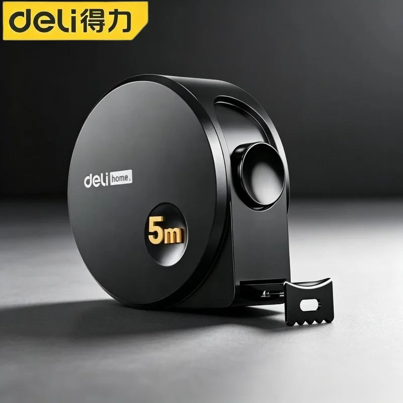 DELI 3/5 Meters Digital Tape Measure Carbon Steel Retractable Measuring Ruler Portable Hand Tool For Household Measuring Tools