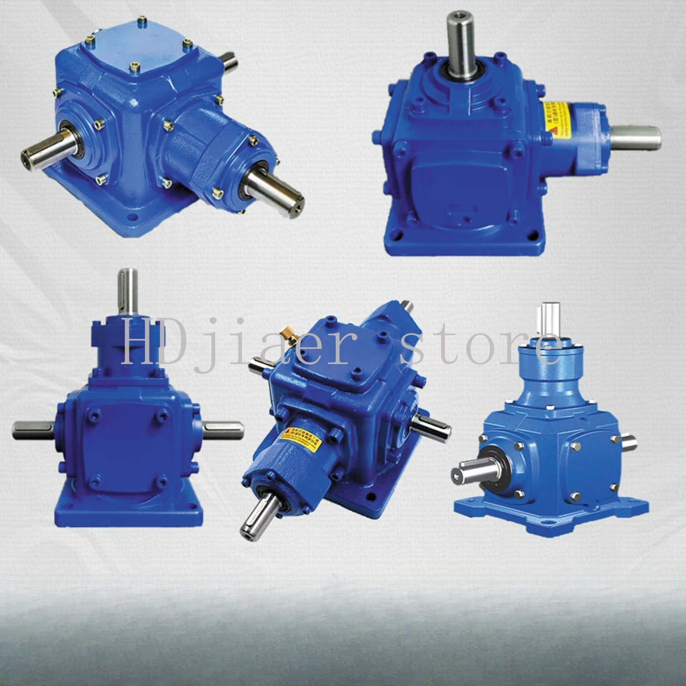 

Right angle 90 degree T-type steering helical bevel gear reduction gearbox cross directional reversing corner gear transmission