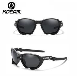 KDEAM New Ergonomic Design Sports Sunglasses Polarized For Men Comfortable TR90 Material Glasses Hiking Riding Dustproof Eyewear