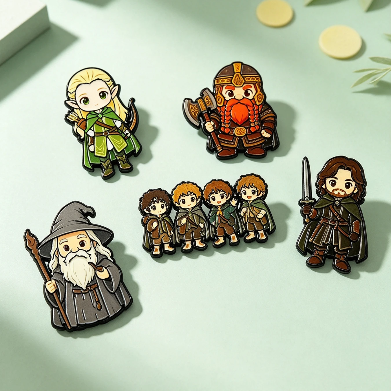 5/10pcs Cool Anime Movie Figur - Embroidery Textile review and price