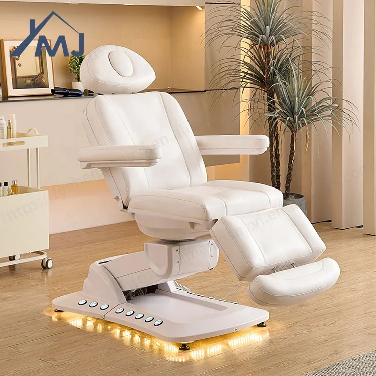 

Косметологическая кушетка-реклайнер для наращивания ресниц, ухода за лицом, спа-процедур, массажа, татуажа, электрическая кушетка для салонов красоты