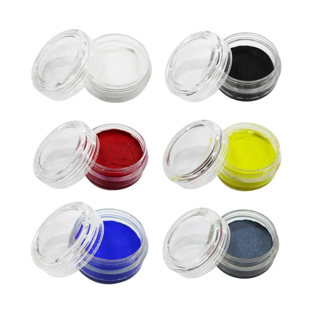 6 Colors and body Paint Water-based Matte Body Painting Pigment Makeup Costume Tool