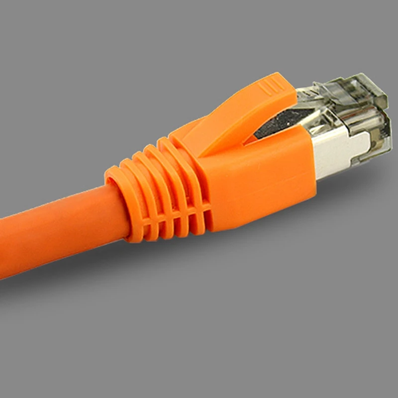 Rede Ethernet Cable Connector, Cap, RJ45, Caps CAT7, Cor cinza, RJ45, Cat 7 Plug, R Botas Bainha, 7 milímetros