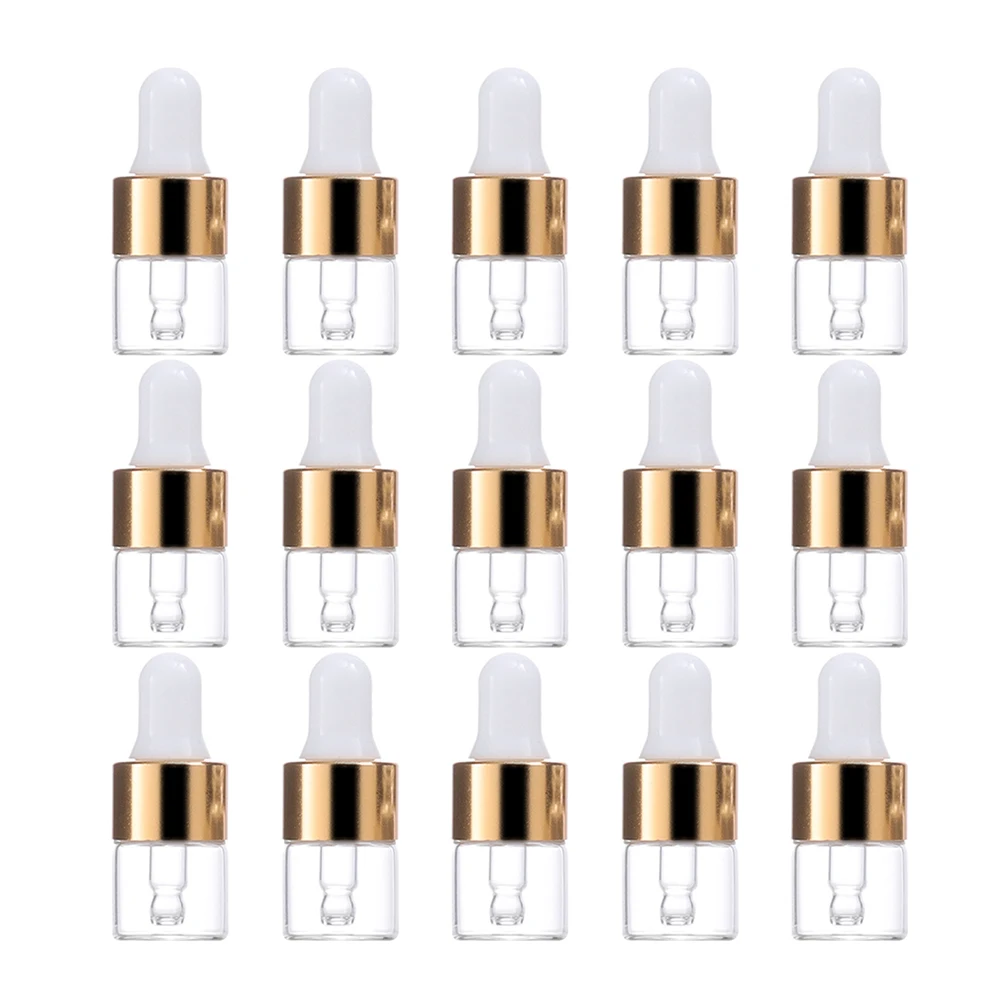 

25 Pcs Container Essential Oil Bottle Travel Scent Dispenser Glass Small Dropper Bottles
