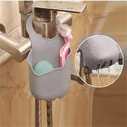 Silicone Sink Storage Hangings Bag Dish Sponge Holder Soap Drainer kitchen drain basket