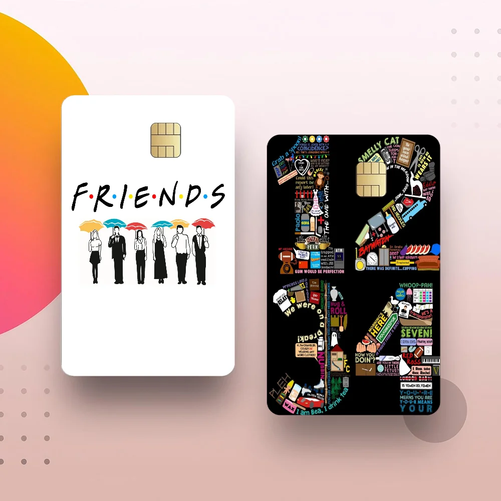 Friends Matte Film Cover Skin Aufkleber für Kreditkarte Bank Debit Bus Karte