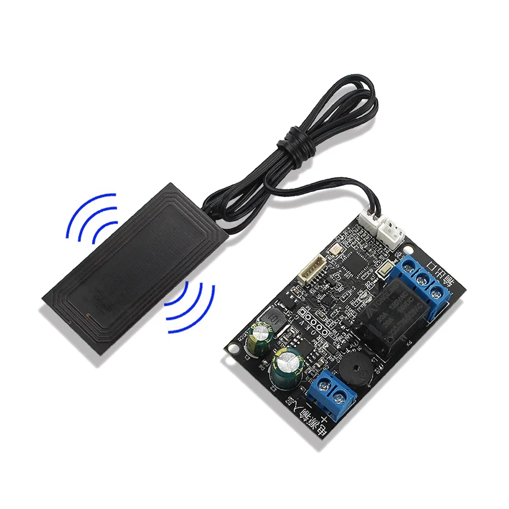 DC12-24V Mobile Phone NFC Control Board Fingerprint IC Card DIY Relay Module 13.56mhz Access Control Proximity Card Controller