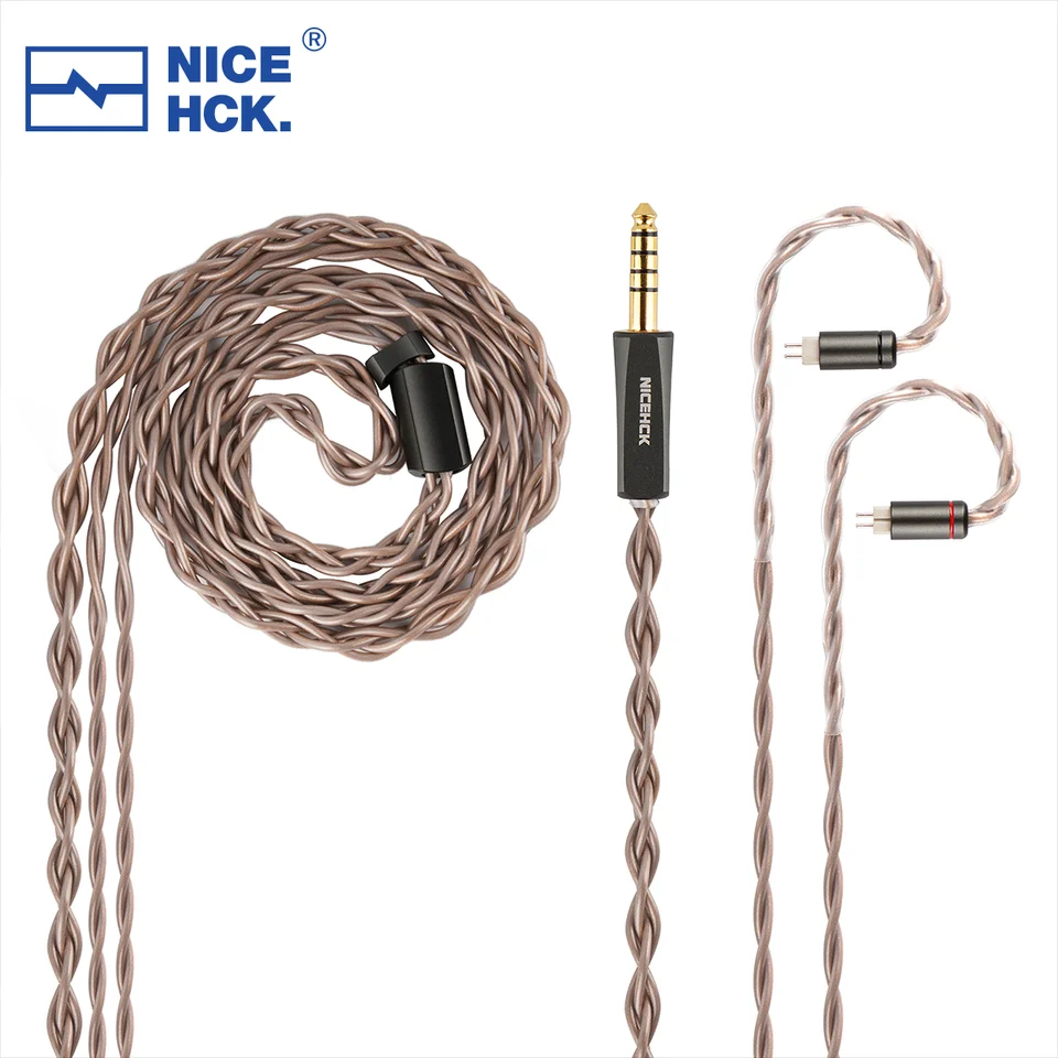 美品 5A 4.4mm リケーブル2Pin 楽天ビック｜NICEHCK｜ナイスエイチシーケー 4.4mmプラグケーブル 2Pin SpLaura NiceHCK ケーブル・シールド