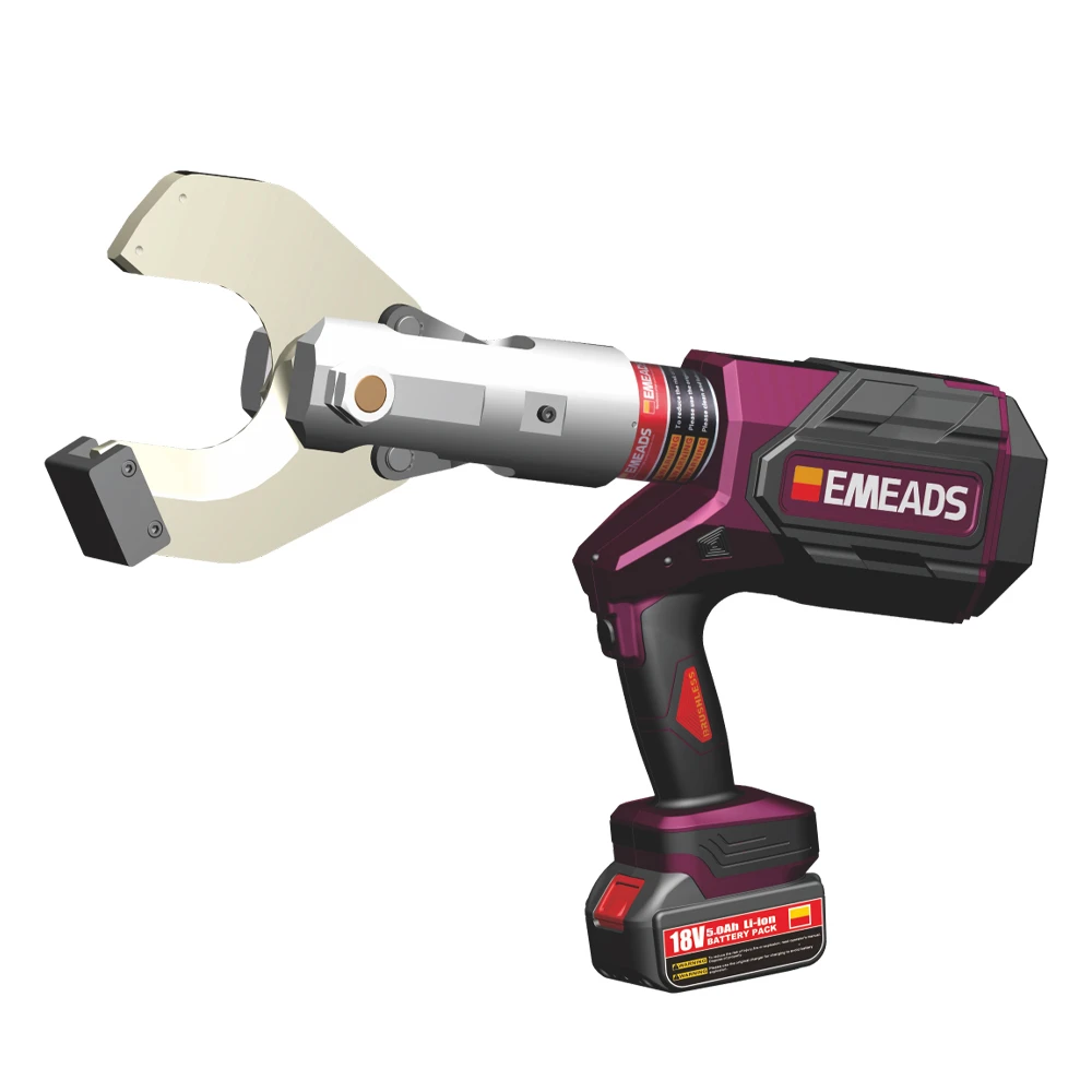 EMEADS EP-85C Battery Powered Hydraulic Cable Cutting Tools Alloy Steel For Copper Applications