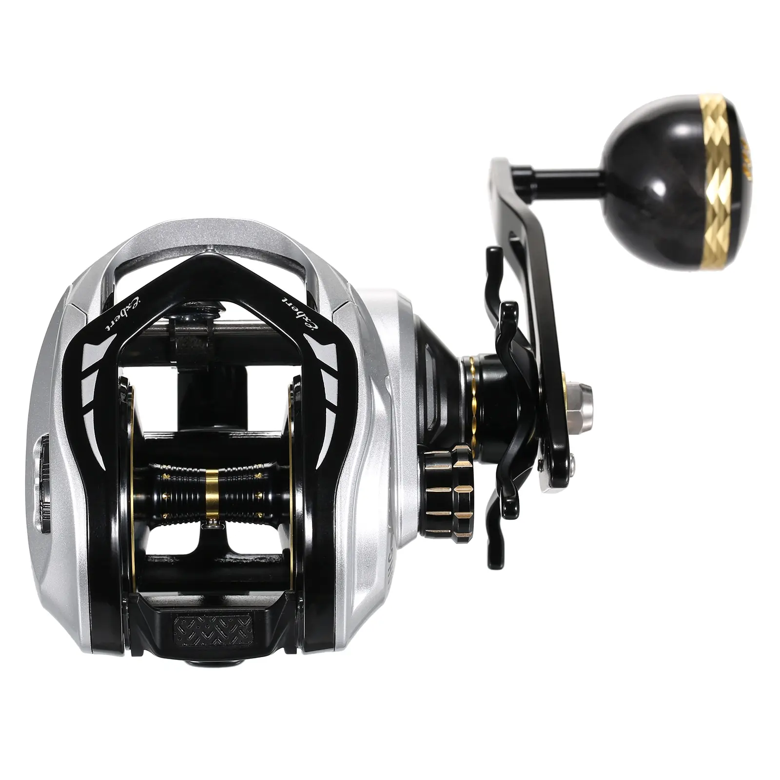 Single Handle Baitcasting Reel 16KG Drag Power 6+1 BB 6.3:1 Fishing Reel with Magnetic Brake System Fishing wheel