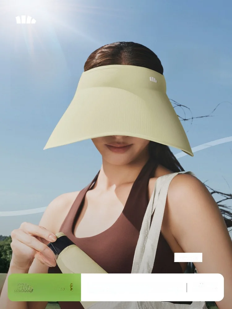 

Шляпа-козырек Banana Le Roll up Hat UL72 New Sl One-Piece Emp Top с защитой от УФ-излучения, широкими полями, регулируемая