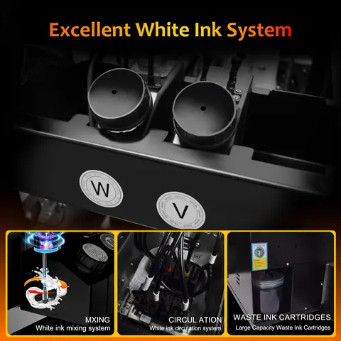 A3/A4 DTF-skrivare Direkt-till-film T-shirttryckmaskin R1390/X600 Impersora DTF-skrivare för T-shirts med huvtröjor, alla tyger 6 best sales DTF-skrivarpaket - №4