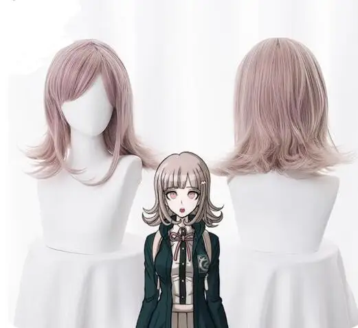 Super DanganRonpa Cosplay Wig Chiaki Nanami Costume Play Woman Adult Wigs Halloween Anime Game Hair free shipping