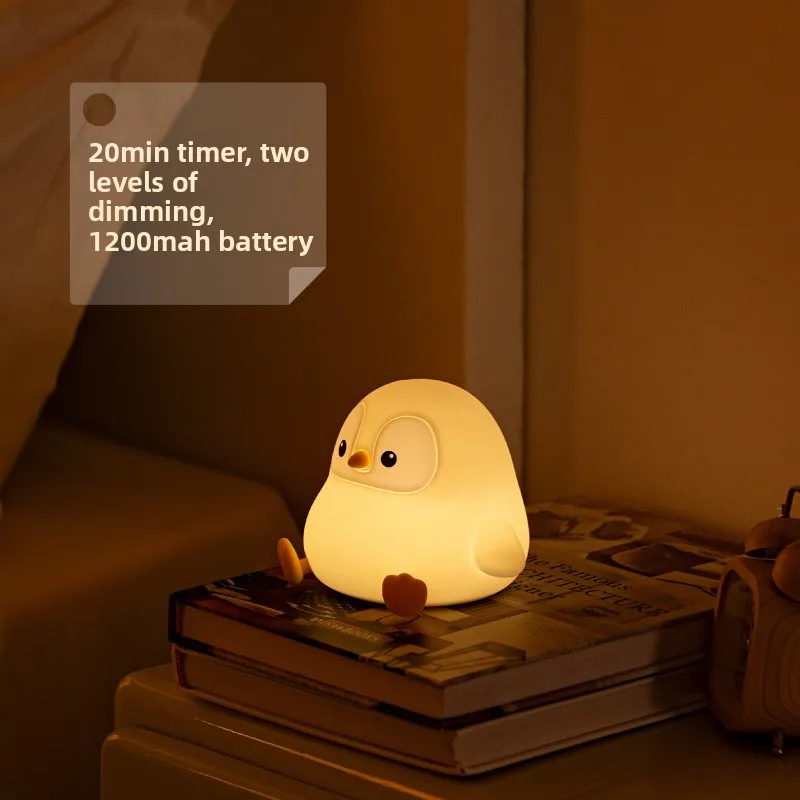 Bild 3: Neues High-End-Pinguin-Baby-Nachtlicht für Kinder, Schlafzimmer, Nachttisch, High-End-Atmosphäre, Pat-Licht