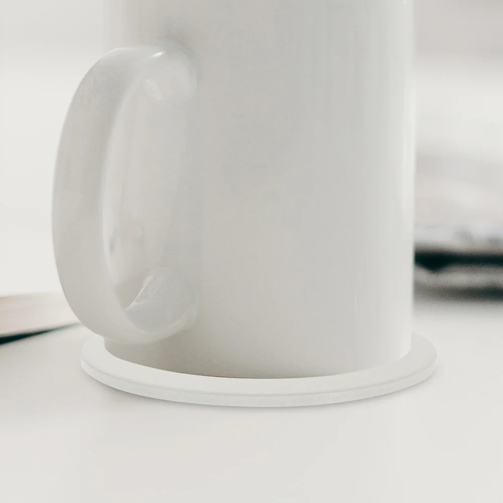 

2Pcs DIY Sublimation Coasters Heat Transfer Blank Cup Mats Non Slip Anti Scald Tableware Pads Sublimation Coasters