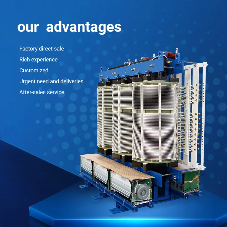 Trasformatore raddrizzatore trifase a 24 impulsi per elettricità a risparmio energetico