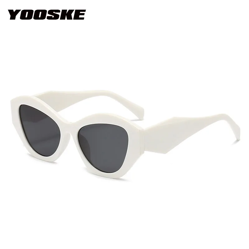 YOOSKE Big frame Women's Sunglasses 2023 Classic Vintage Rectangle Sun glasses for Men UV400 Retro Black Eyewear shade