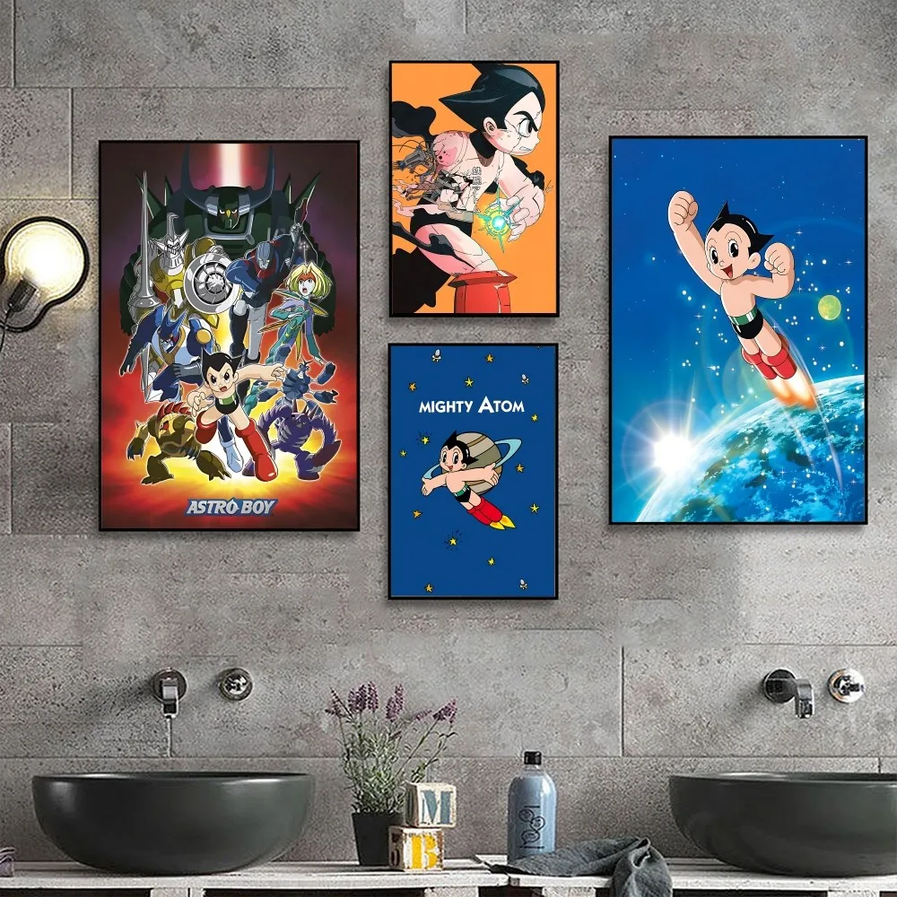 A-Astro Boys Poster Posters Kraft Paper Vintage Poster Wall Art Painting Study Aesthetic Art Small Size Wall Stickers