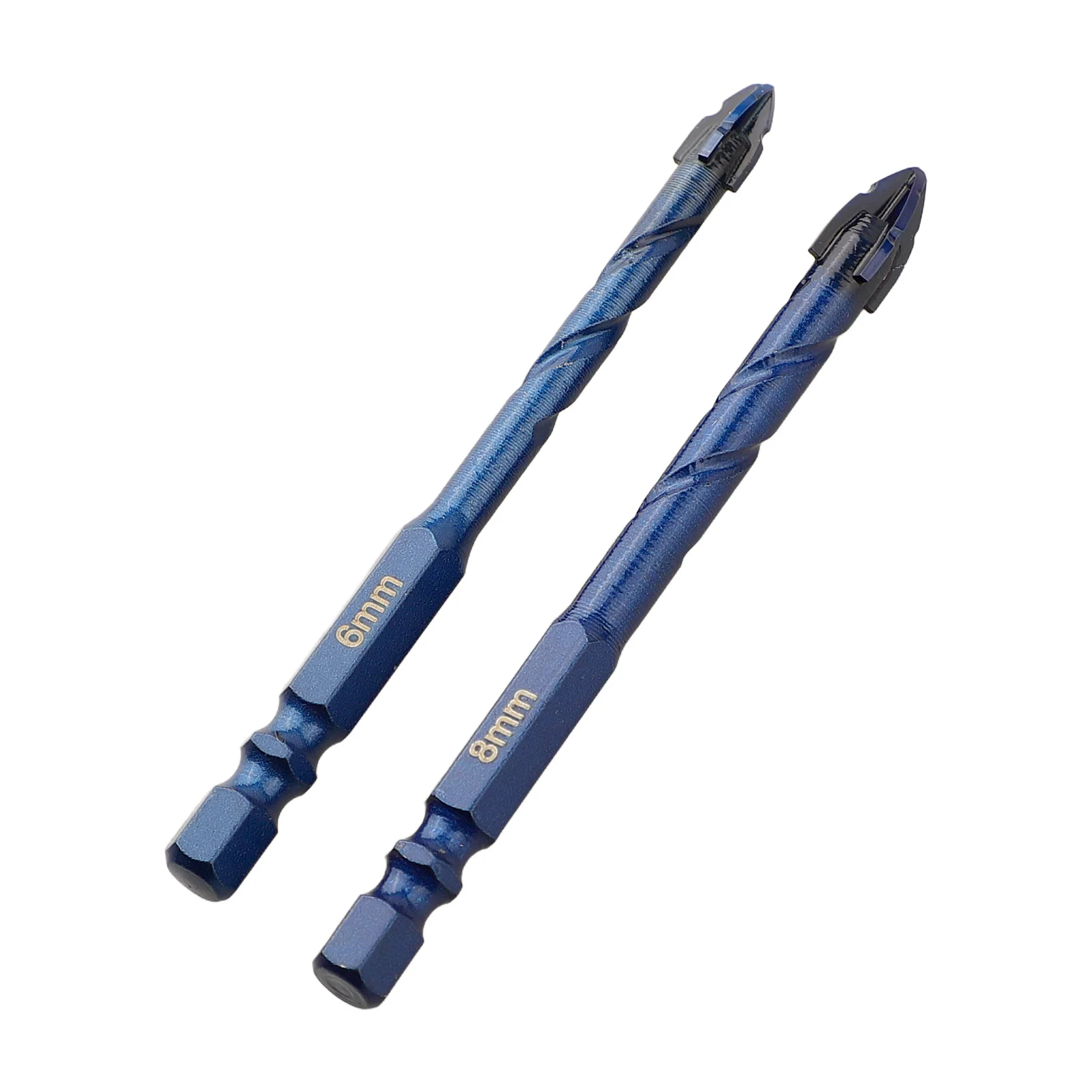 Easily Create Holes in Your Glass Tiles with Our Two Piece Eccentric Drill Bit Set Features both Sizes of 6 mm & 8 mm