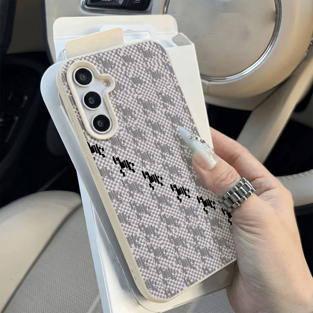Soft Leather Case For Samsung A57 5G A56 A55 A18 A16 A17 S26 S25 Ultra S24 FE S23 A54 A53 A37 A36 A35 A34 A15 A07 A06 A05s Cover