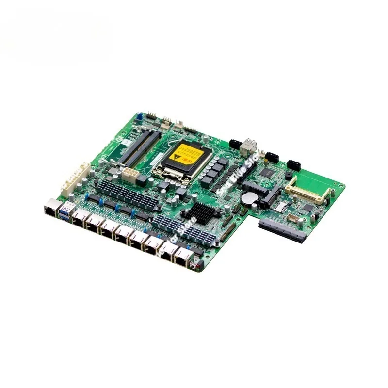 

Main board H17SL soft routing main board 8 network port LGA1151 pin 6/7 generation Gigabit optical fiber H170 optical port