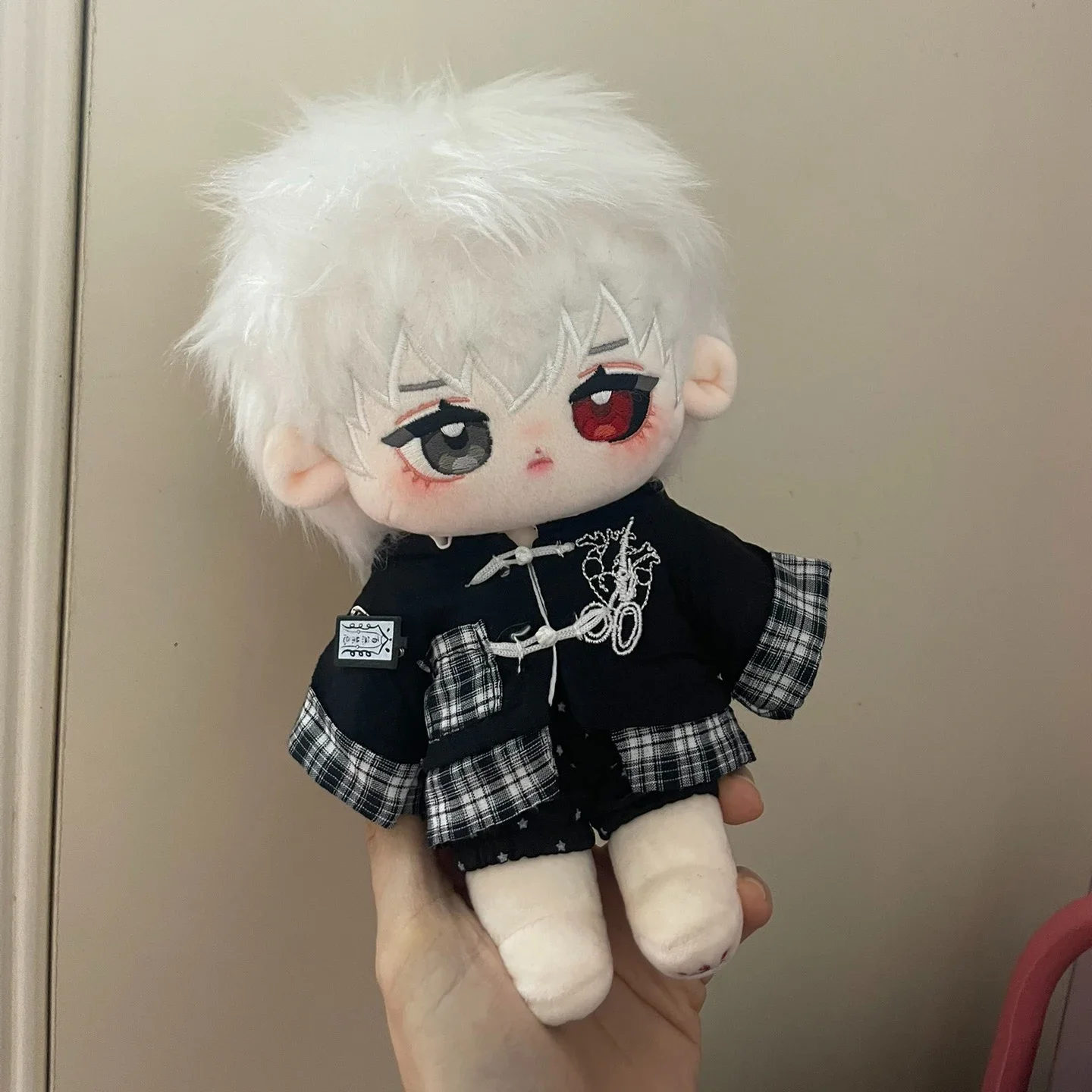 Anime Role Kaneki Ken Cute Monster Cosplay Soft Plush Doll Body Dress Up Cotton Stuffed Plushie Toys Figures Gift 20cm