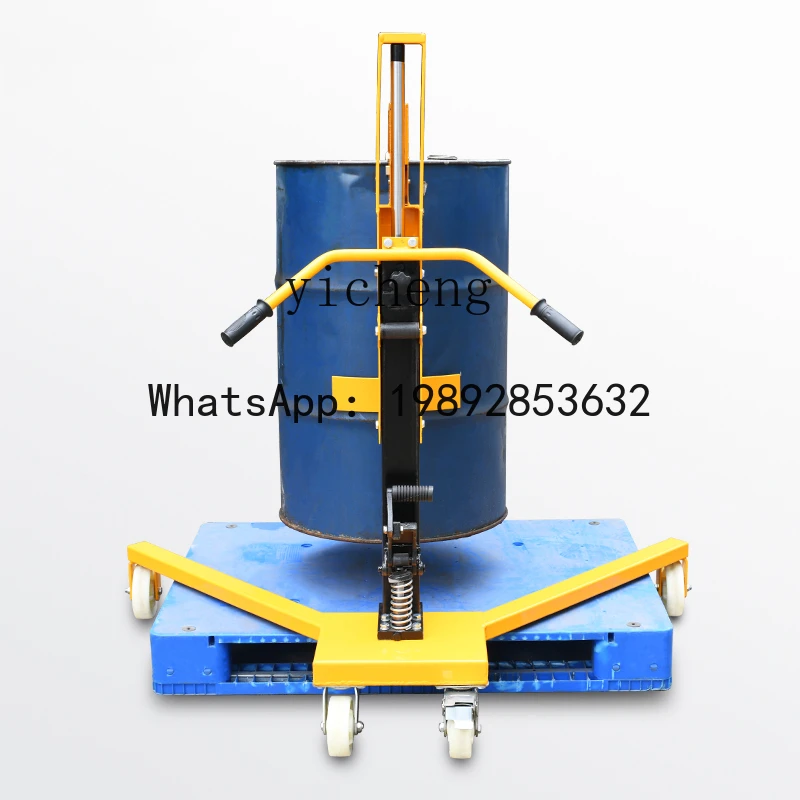 Wózek na beczki olejowe X2 DTF450 z pedałem kątowym, wózek na beczki olejowe, wózek paletowy