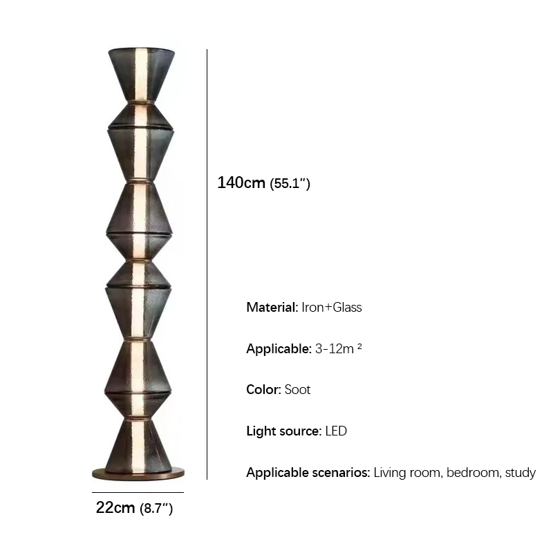 Dünne nordische Stehlampe Minimalismus moderne Familie Wohnzimmer Schlafzimmer Kreativität führte dekorative stehende Licht