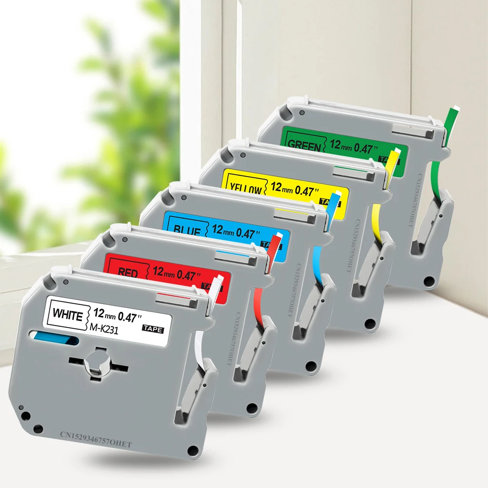 شريط شقيق متوافق ، ملصق أخ ، علامة أخ Labeller ، PT80 ، PT70 ، PT90 ، PT65 ، MK131 ، MK221 ، 12 way ، 9 ، 1 way