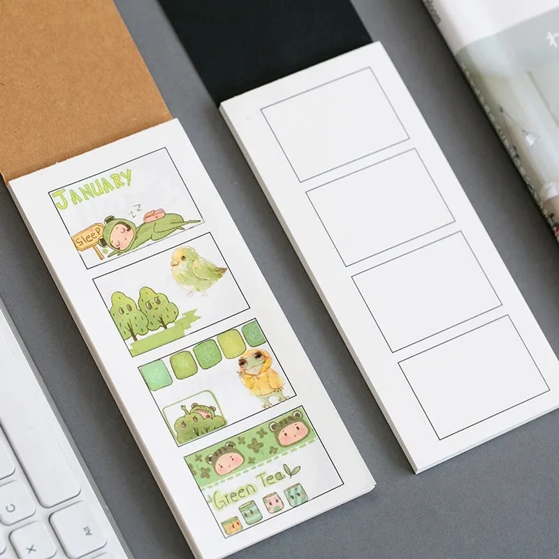 

39 Sheet A5 Blank Comic Book 4 Grid Handy Notepad Painting Book Line Draft Drawing Sketchbook Frame Manga Creation Drawing Book