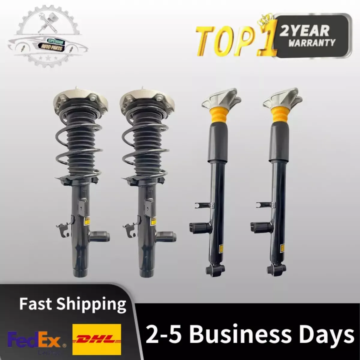 

4X Front Rear Shock Strut Assys For BMW F30 F31 F36 320i 228i 430i 435i 440i RWD