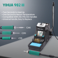 YIHUA 982-III 115/210 Soldering Iron Precision Soldering Station with 2 Help Hands Control Temperature Welding Rework Station