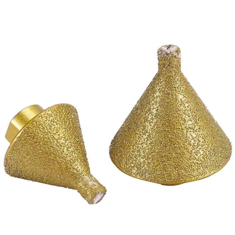 

ABUP-2PCS Diamond Beveling Chamfer Bit For Angle Grinder M10 38Mm 50Mm Adapter Hole Opener Chamfering Grinding Drill Bit