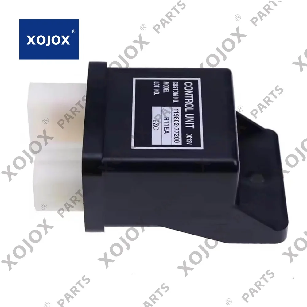 

XOJOX Safe Relay 119802-77200 YM119802-77200 Fits for Komatsu Excavator PC30MR-3 PC27MR-3 PC35MR-3 CK25-1 CK35-1 Engine 3D76E 3D