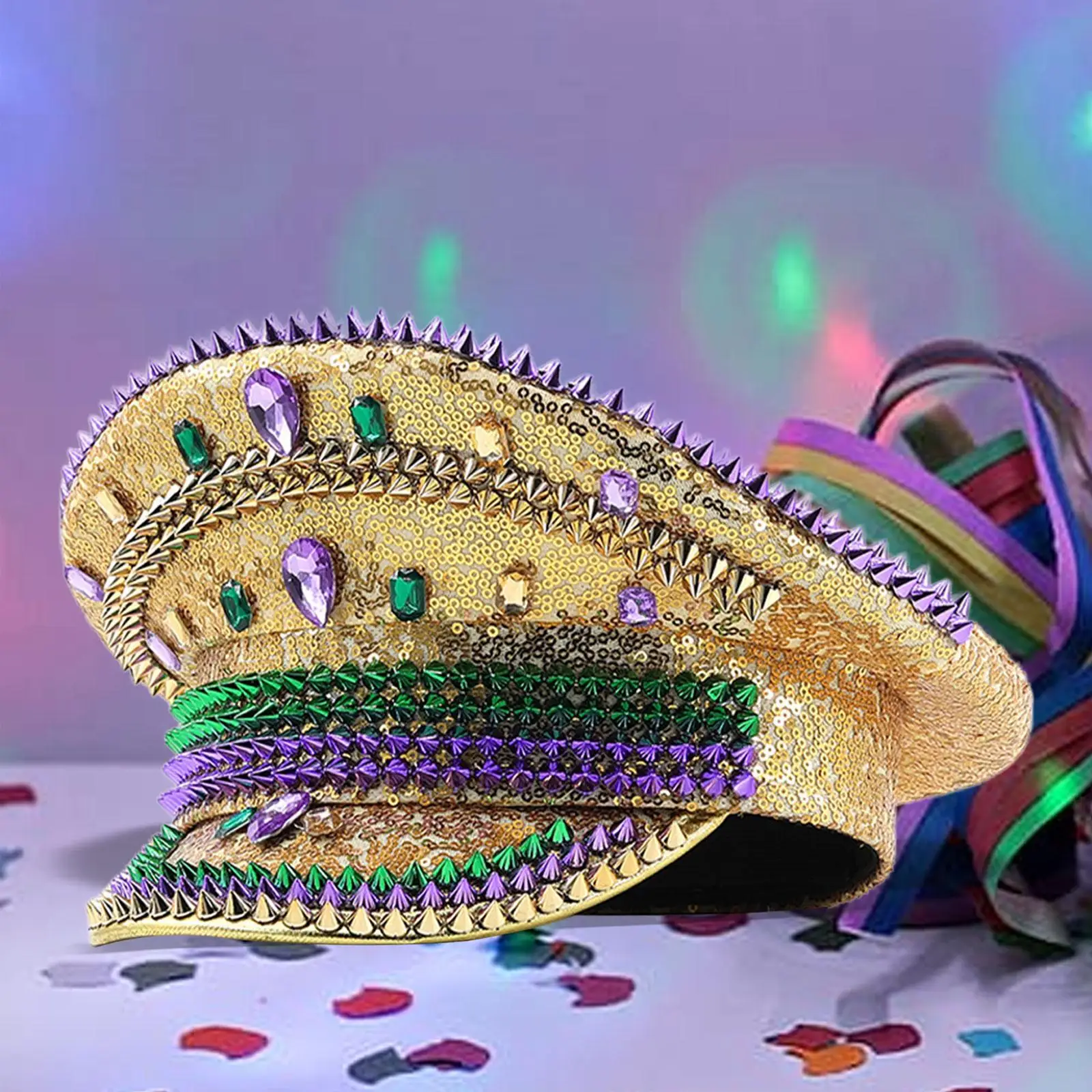 Chapéu steampunk para adultos, acessório de fantasia, chapéu gótico, chapéu para