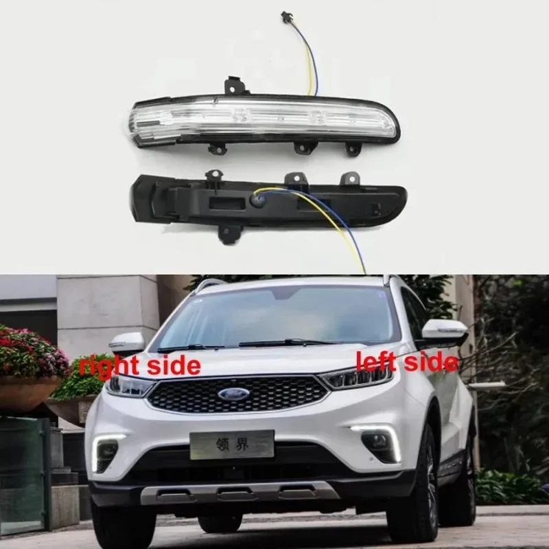 For Ford Territory / Jiangling Yusheng S330 2019-2023 Rearview Mirror Marker Lamp Front Side Mirrors Turn Signal Light