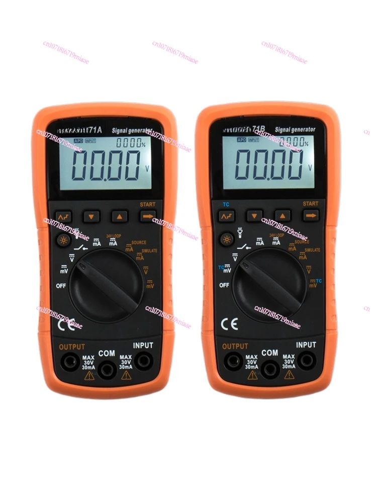 4-20mA Calibration Signal Source Generator Multifunctional Voltage and Current Thermocouple Process Calibrator Vc71