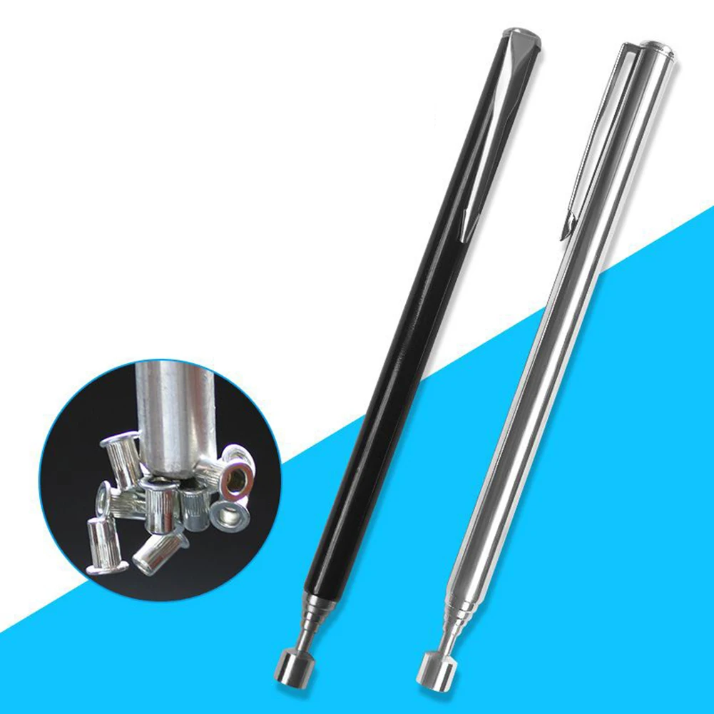 Telescopic Magnetic Pick Up Rod Stick Capacity Magnet Pickup Pen Extending Strong Magnet Handheld 12.5-65CM Hand Tools