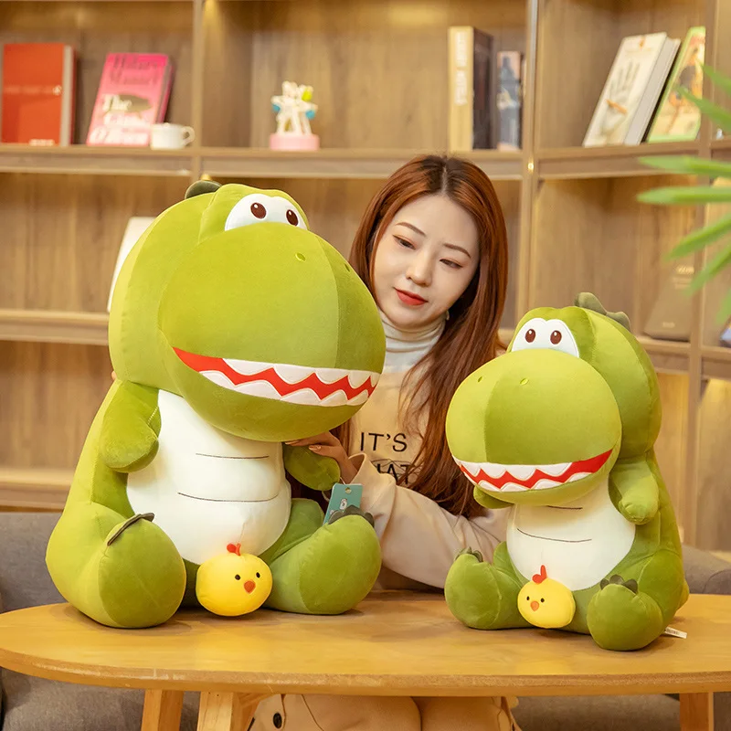 

25/35/45cm Cartoon Stupid Chicken Dinosaur Plush Toy Cute Stuffed Animals Plushies Doll Kawaii Soft Kids Toys for Girls Gifts