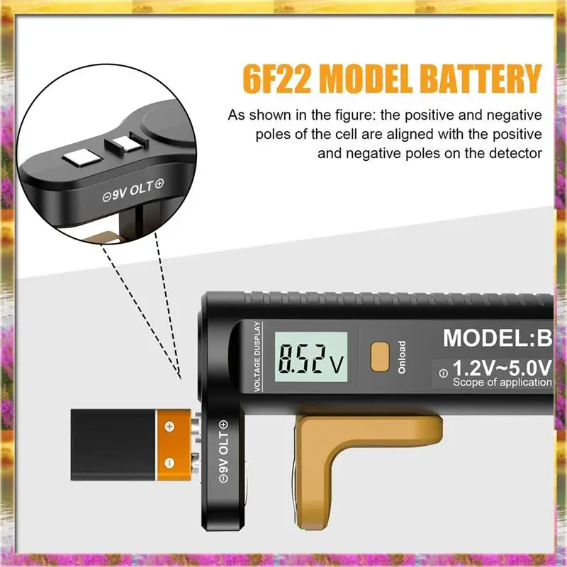 Must Have Digital Battery Tester LCD Display AA/AAA/C/D/N/9V/1.5V Button Cell Battery Capacity Check Detector