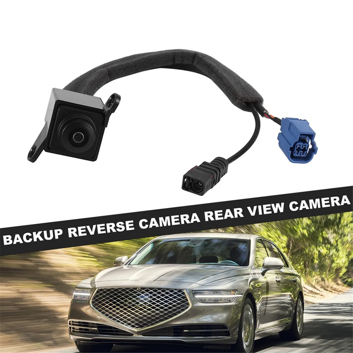 95790-D2000 New Left Side Mirror Camera Reverse Camera Parking Backup Camera for Genesis G90 2017-2019